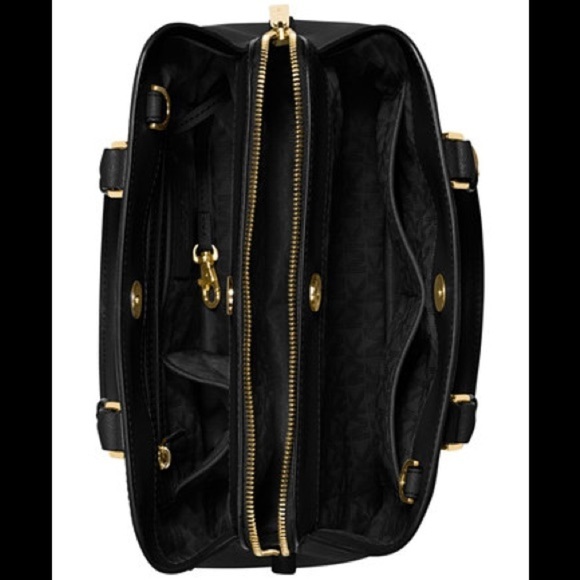 Michael Kors Saffiano Savannah Medium Satchel - Picture 2 of 10